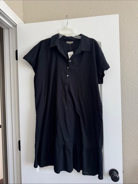 Style & Co. Dresses & Skirts - Style & Co. Black Short-Sleeve Polo Shirt Dress